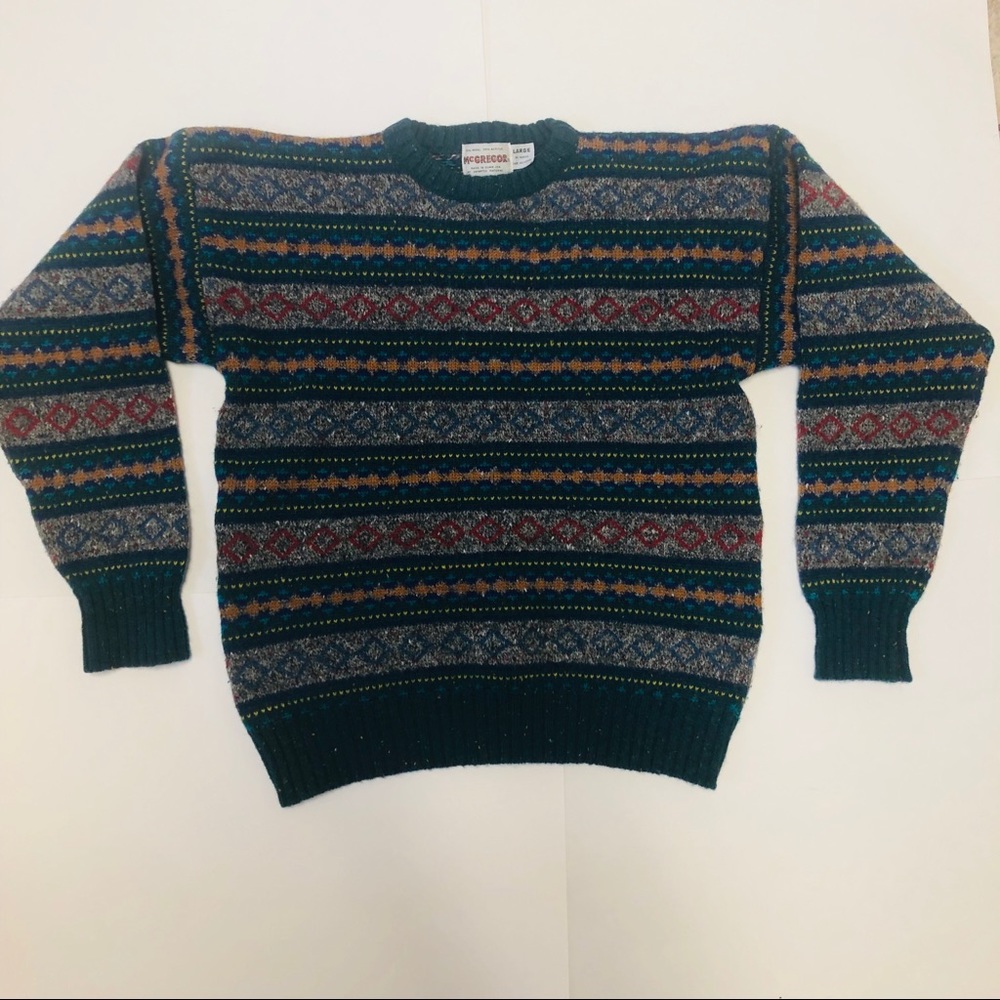 Vintage McGregor Crew Neck Sweater Large - Picture 1 of 6